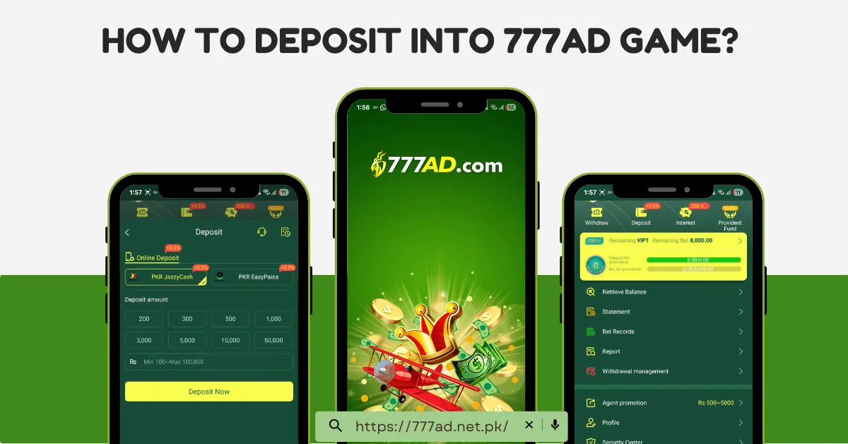 777ad game deposit